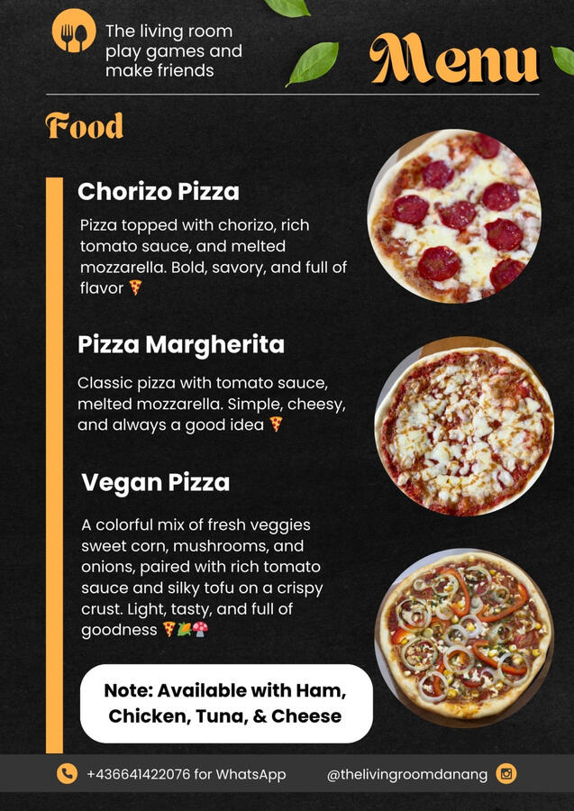 Food menu 2 Food menu 2